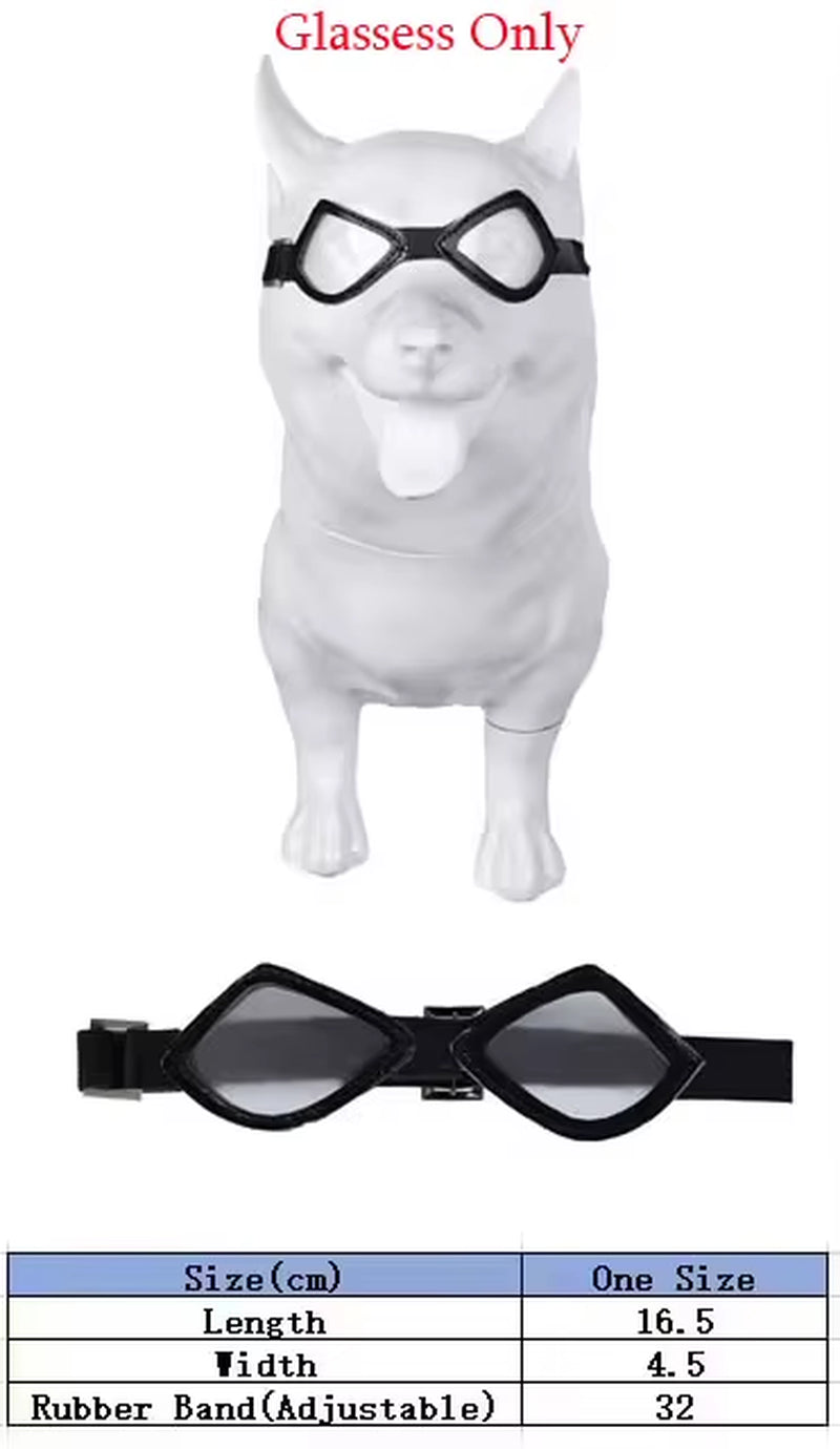 Pet Dog Halloween Costume - Red Pool Outfit with Goggles for Small and Large Dogs