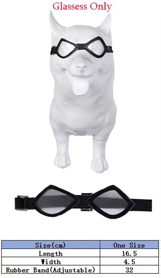 Pet Dog Halloween Costume - Red Pool Outfit with Goggles for Small and Large Dogs